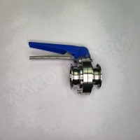 Кран бабочка 2" с плавной регулировкой