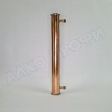 Холодильник медный 2" 400мм Д54 НР1/2 Холодильник медный 2" 400мм Д54 НР1/2