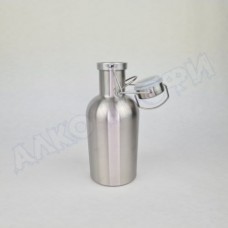 Фляжка бутылка стальная Гроулер 1 л